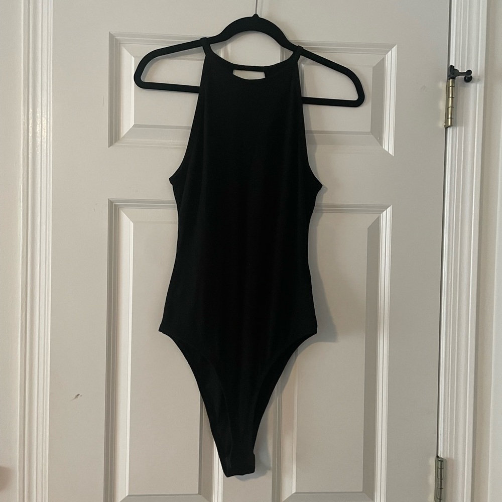 H&M Divided Black Bodysuit M
